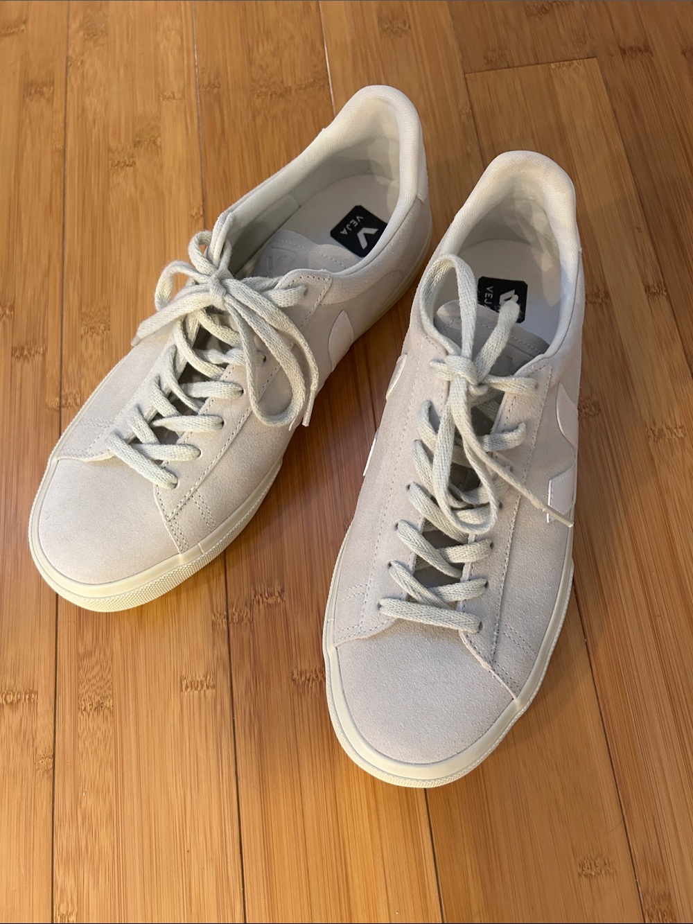 VEJA Men’s Low-Top Sneakers in Off-White (NWOT)